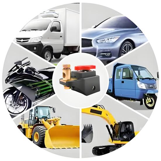 Выключатель-разъединитель аккумулятора 12-24 В, универсальный, сверхпрочный, латунный, энергосберегающий выключатель питания, интеллектуальный выключатель аккумулятора автомобиля для легкового автомобиля и грузовика