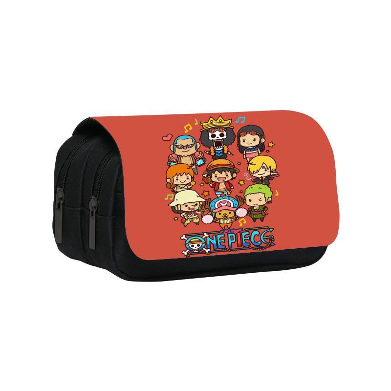 One Piece Large Capacity Double Layer Stationery Bag With Durable Nylon Material