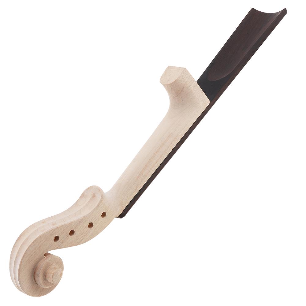 4/4 Размер Практичный Кленовый Скрипичный Шеи Эбеновый Гриф Скрипка DIY Набор с Резным Свитком Ручной Работы