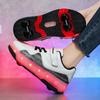 TUINANLE Children’s Two Wheels Luminous Glowing Sneakers Heels Light Roller Skate Shoes
