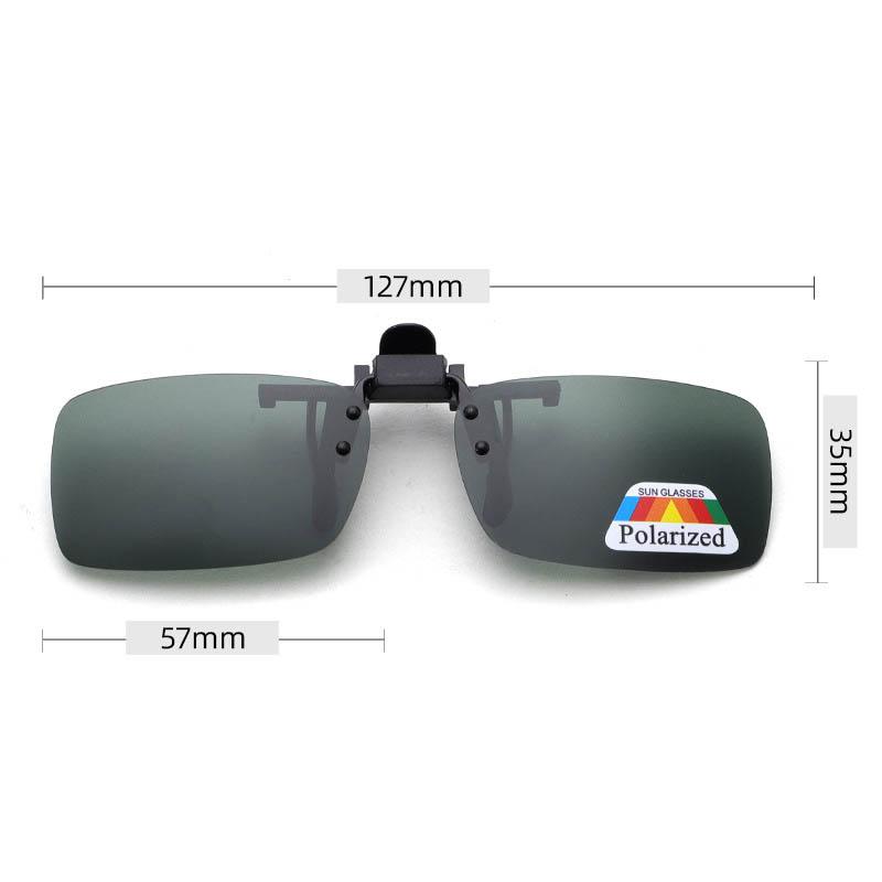 Good Driving Glasses Clip-on Polarized Sunglasses Eyewear Day Night Vision UV400 Unisex Flip-up Lens Sun Glasses Fashion Riding Sunglasses