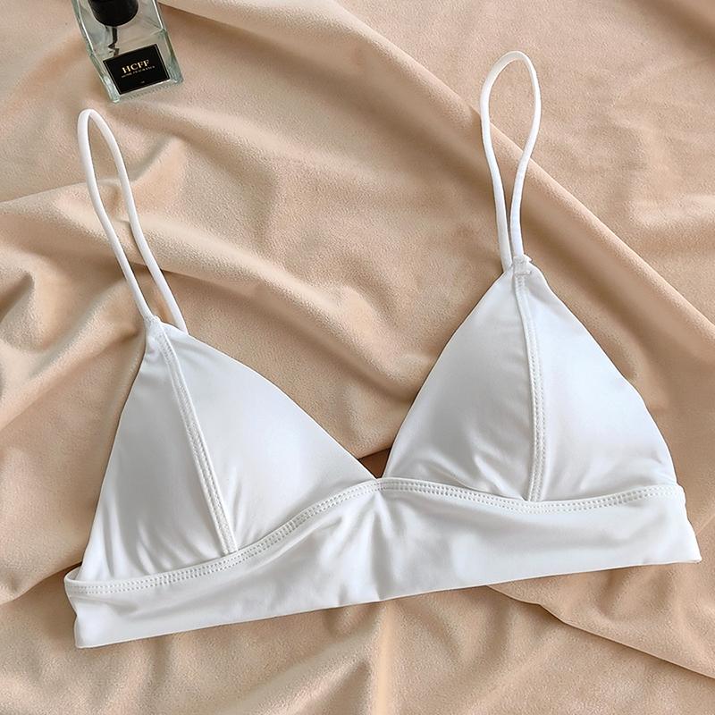 Сексуальное женское нижнее белье с леопардовым принтом, бюстгальтер с треугольными чашками, классическое бесшовное нижнее белье с открытой спиной, французский глубокий V-образный вырез, беспроводной бюстгальтер