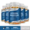 Buporai Liposomal Magnesium L-Threonate 2000mg Softgels 120pcs — Bone Support, Mineral Nutrition, Daily Wellness