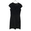 TO BE CHIC Overall Handle Short Sleeve One Piece 40 Black Back Zip Women Used