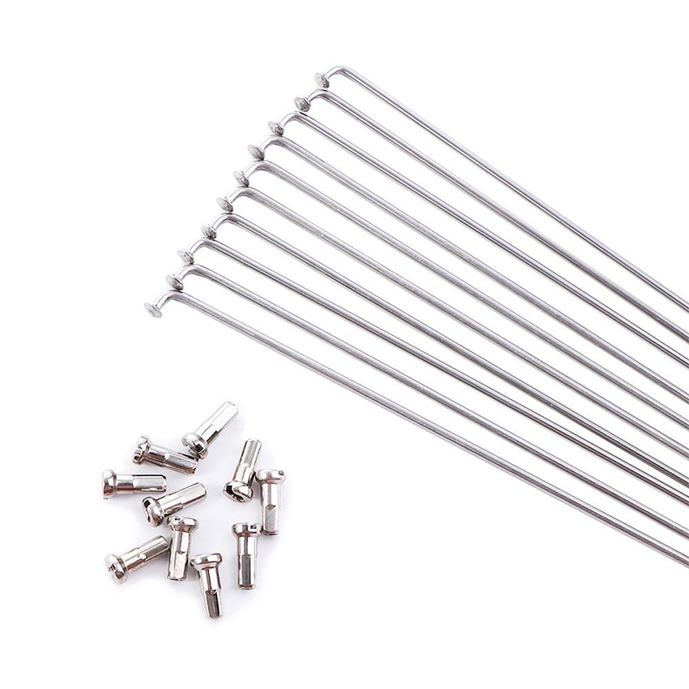 Bike 27.5inch 700C Wheels Road Bike Stainless Steel Bicycle Spokes Cycle Spokes Spokes Nipples