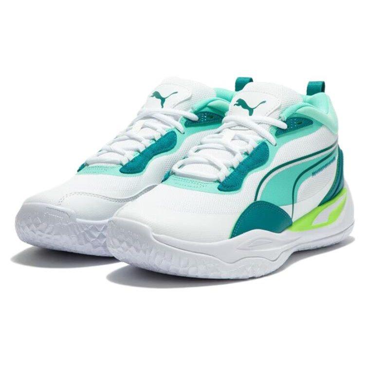 Puma Playmaker Pro Mid 'Белый Бирюзовый' 377572-15
