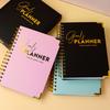 Еженедельник на 2026 год, блокнот на спирали, журнал целей с элегантной обложкой, постановка целей и отслеживание задач, портативный студенческий органайзер-дневник для дома