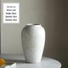 Country Style Ceramic Vase for Tabletop Decoration and Flower Arrangement