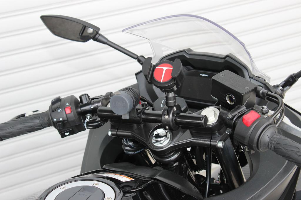 Kijima Крепление на руль мотоцикла, Запчасти для GSX250R, Руль, Сталь, ('17-), 22,2 мм, Черный, 204-077