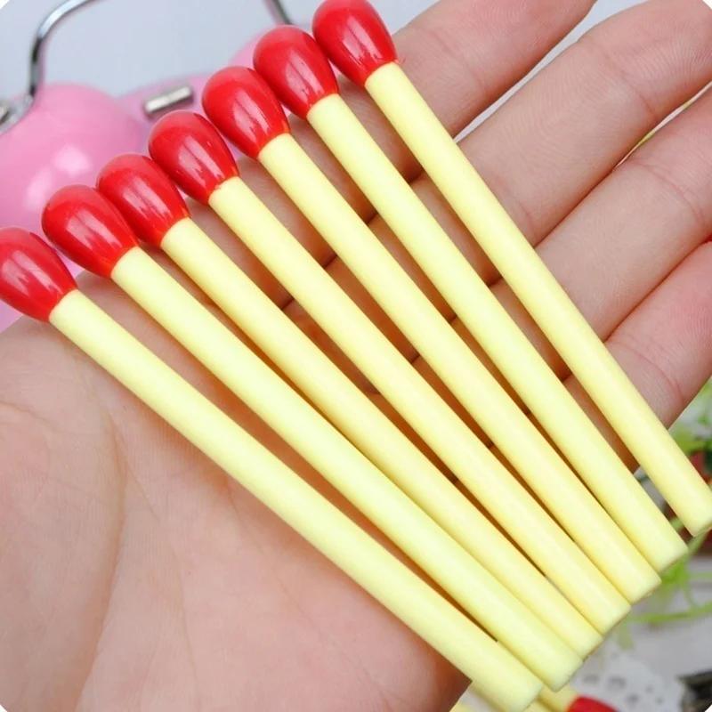 Practical 10 PCS/set Funny Matches Shaped Ballpoint Pens Creative Ballpoint Pens Student School Study Education Supplies