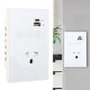 Smart Wall Outlet 2.4G WiFi Touch Light   Voice Remote Control Smart Plug with USB and Type C   Port for  