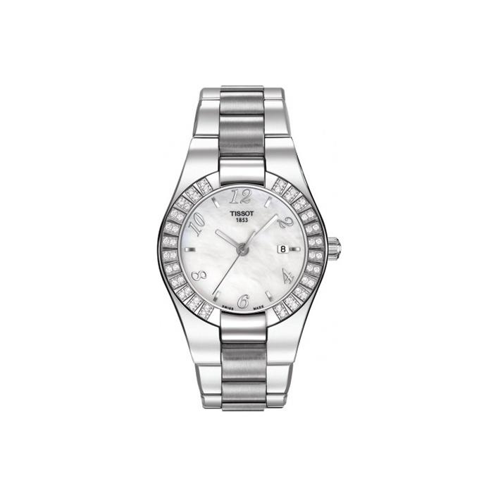 Tissot Женские часы Tissot Gran Collection с кварцевым механизмом, 32 мм, белый циферблат, корпус из нержавеющей стали T043.210.11.117.01