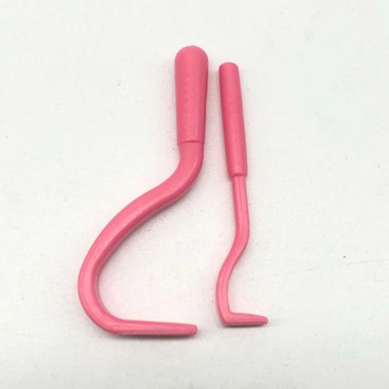 2 шт./набор инструментов для удаления клещей, безболезненное удаление клещей, пинцет, портативный пластиковый захват для удаления клещей для собак, кошек и людей