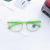 7PCS Kids Silicone Frame Glasses Anti-Blue Light Children Anti-Radiation Protective Computer Child Eye Glasses Frame