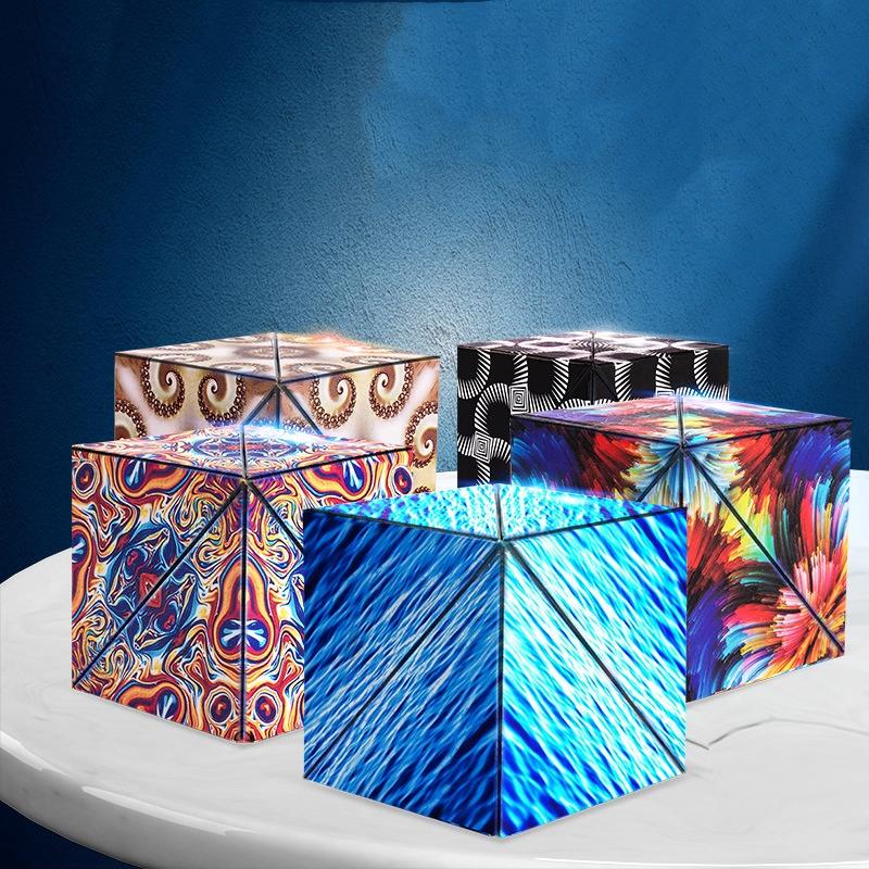 Популярный геометрический магнитный кубик Рубика 3x3, игрушка-головоломка для детей, образовательный и снимающий стресс материал)