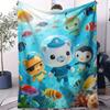 Top Rated Octonauts Team Small Cover Blanket All Season Soft Cozy Comfortable Bed Bedroom Dorm Sofa Lunch Camping Boy Girl Gift