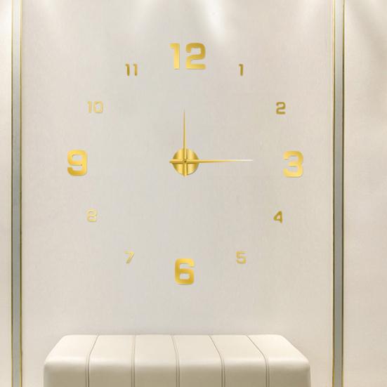 Настенные часы, точные бесшумные декоративные светящиеся подвесные часы в скандинавском стиле без перфорации для гостиной