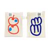 1Pc Tulip Apple Graffiti Card Holder Dual Layer Anti-degaussing Card Set Student Meal Card Document Access Card Bus Card Purses