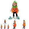 Children's Festival Pumpkin Costume Soft Comfy For All-day Wear On Halloween!