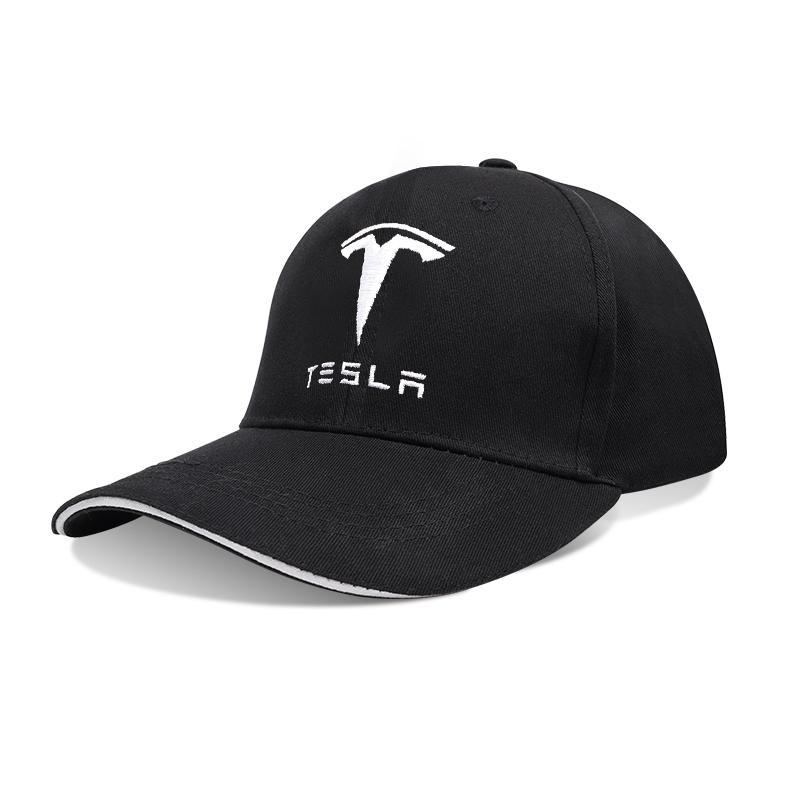 Для автомобиля Tesla Вышивка эмблемы Snapback Бейсболка Весна и Осень Открытый регулируемый Автомобильный логотип Повседневные кепки Шляпа от солнца