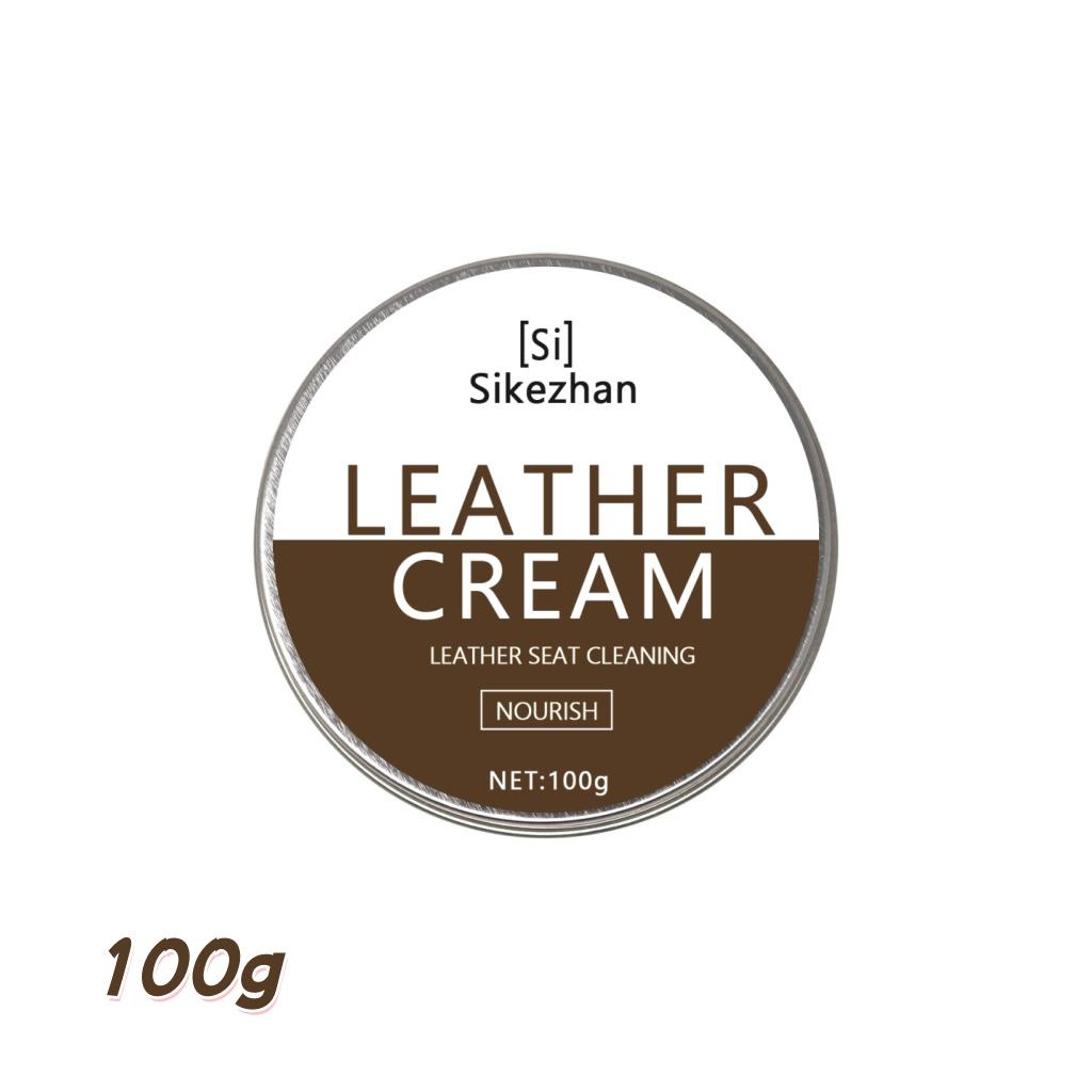 Крем для ухода за мотоциклетной кожей - Натуральный Прозрачный Без запаха Бальзам для сиденья, куртки, брюк, перчаток из натуральной кожи | Питает