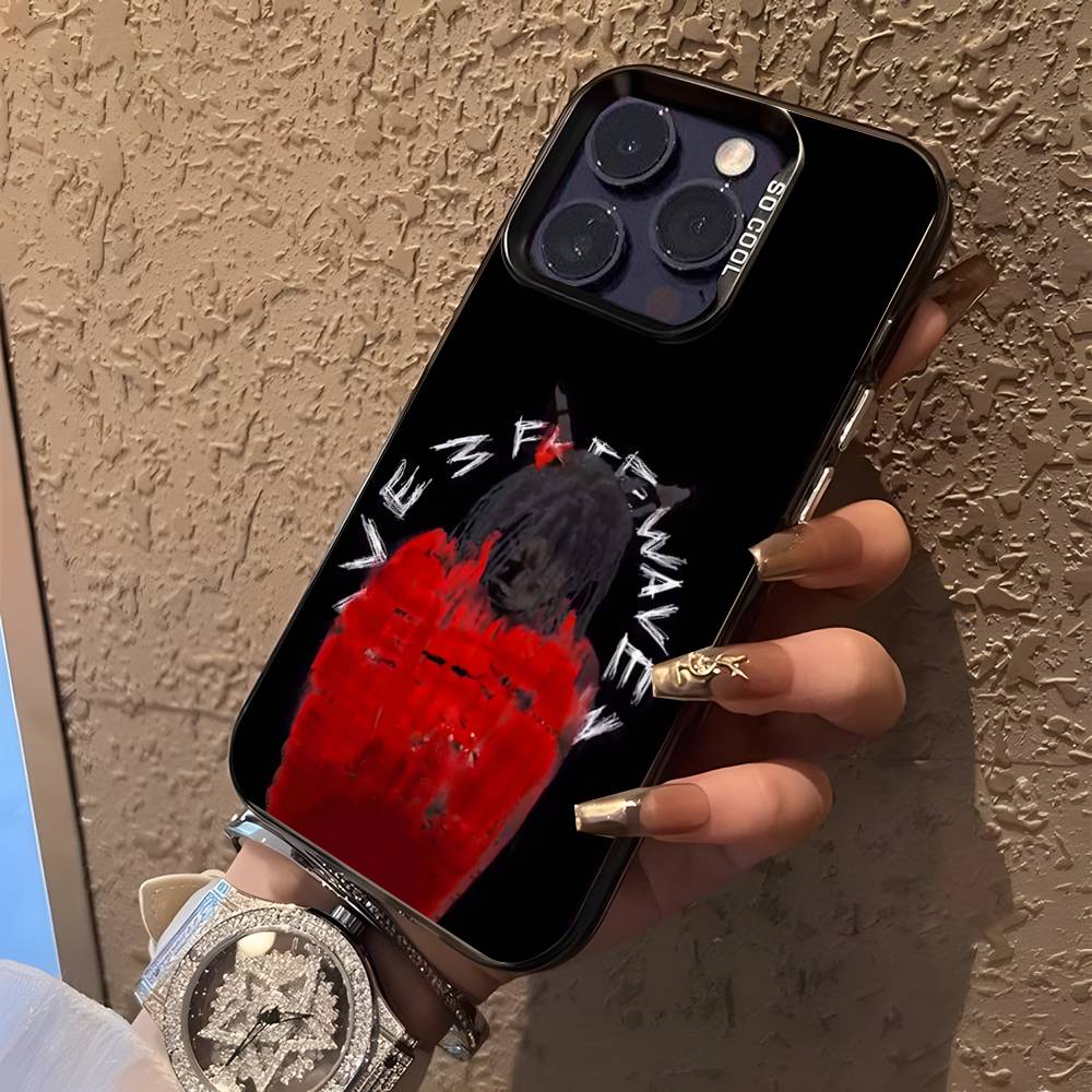 L-Lucki Rapper Gemini For iPhone 17,16,15,14,13,12,11,Mini,Pro,E,SE4,XS,MAX Black Shockproof Candy Matte Cover