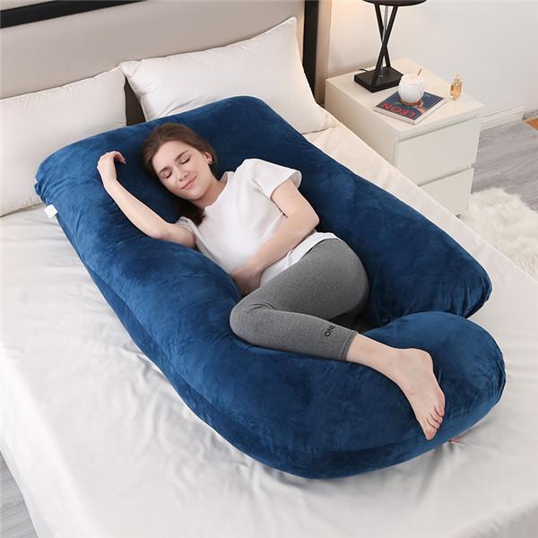 Pregnancy Pillow Sleeping Support Pillow For Pregnant Women J Shape Maternity Pillows Full Body Giant Maternity Pillow Waist Support