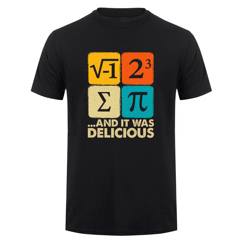 Pi Day Math Gifts Tshirt Funny I Ate Some Pie Colorful Symbols T Shirts Vintage Geek Design Da997