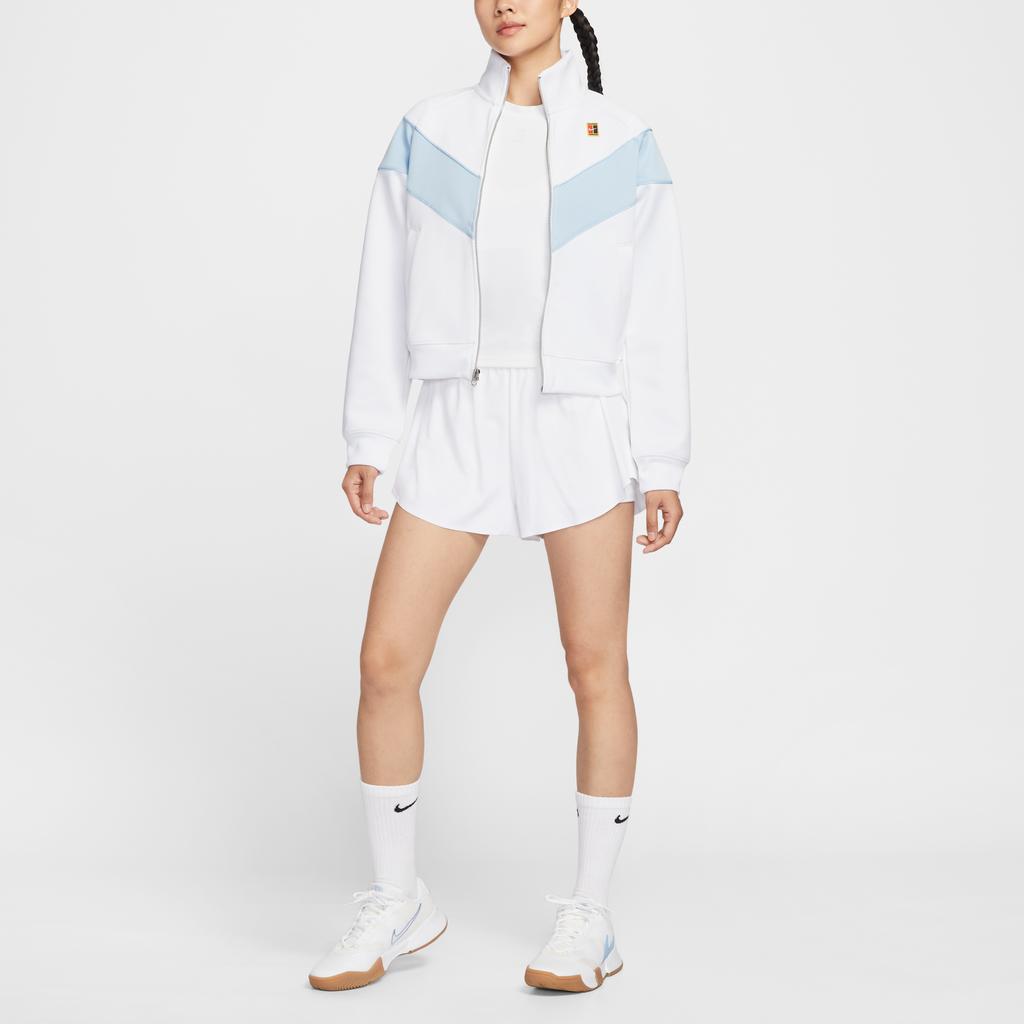 Nike Спортивный повседневный худи с воротником-стойкой на молнии Женский свитшот IO0486-100