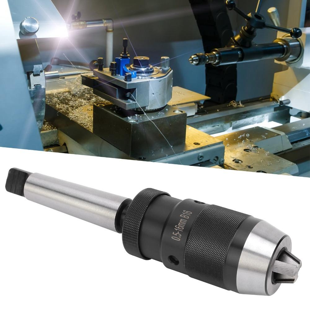 Morse Taper MT3 Keyless Drill Chuck B16 0.5 16mm Morse Taper Drill Chuck Milling Machine