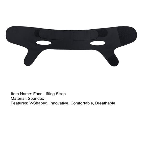 V Line Lifting Strap Face-slimming Mask Adjustable Chin Strap Jawline Shaper Breathable Jaw Strap for Sleeping