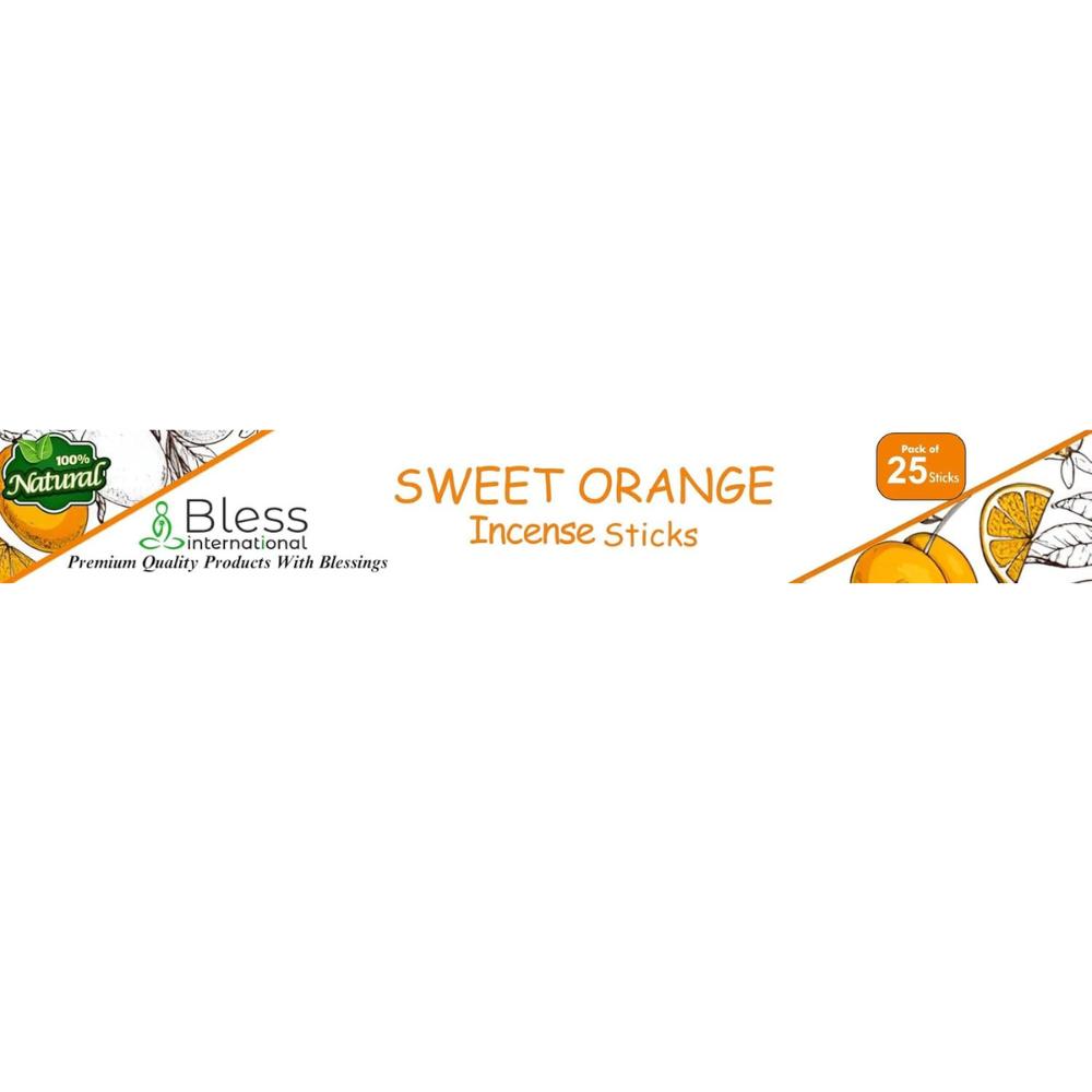 Ароматические палочки Sweet Orange 100% натуральные, ручной работы, пропитанные органикой, без химикатов, для очищения, релаксации и позитива