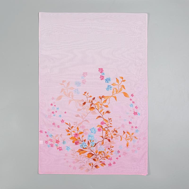 Новый Шифоновый Шарф Платок Женский С Принтом Пляжный Жоржет Цветочный Шарф Платки Длинные Накидки Пляжная Защита от Солнца Хиджаб Платок на Голову Повязка Шарф-Палантин