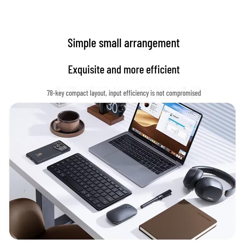 UGREEN 78-Key Dual Mode Wireless Bluetooth Membrane Keyboard