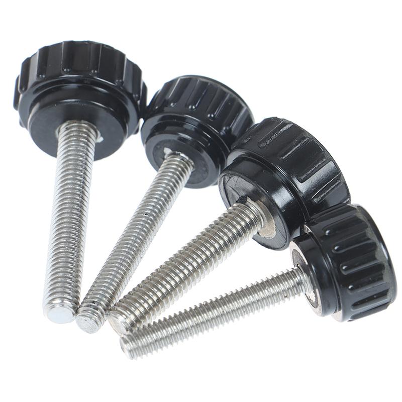 M4 M5 Нейлоновый винт с накатанной головкой и круглой пластиковой головкой, ручка с накатанной головкой, бакелит