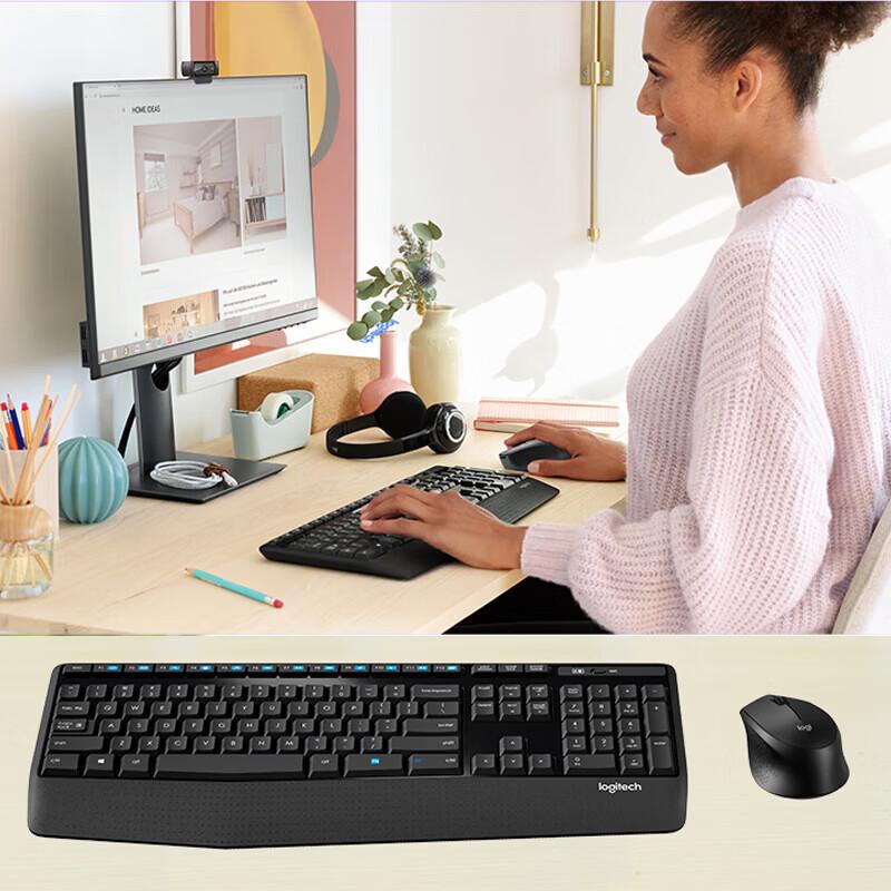 Logitech Беспроводной комбо-набор клавиатура и мышь MK345