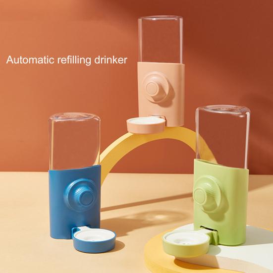 Кормушка для кроликов на 600 мл, большая емкость, подвесной автоматический фонтанчик для маленьких домашних животных