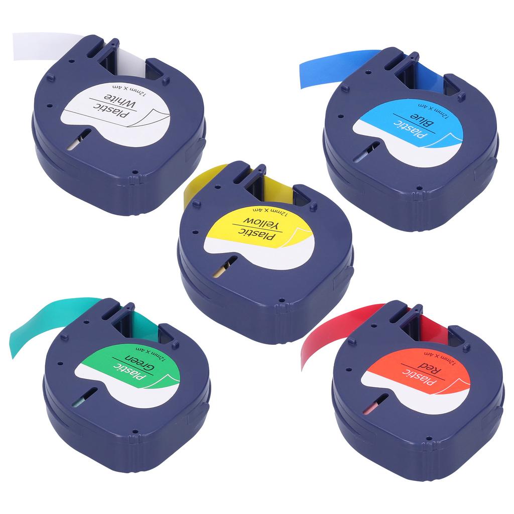 Сменная этикеточная лента для принтера LETRATAG, аксессуары для печати на ленте 12 мм x 4 метра