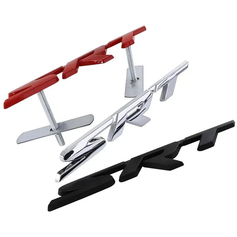3D Metal Car Front Grille Emblem for SRT Logo Durango Ram 1500 Charger Viper Challenger Caliber Body Trunk Badge Stickers