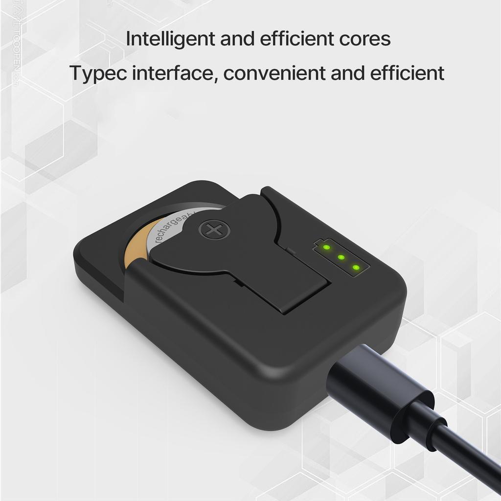 Зарядное устройство для кнопочного аккумулятора 4,20 В, портативная зарядная док-станция, инструмент для зарядки кнопочного аккумулятора со светодиодным индикатором для LIR102