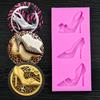 New Chocolate Heels 3d Fondant Mold Decoration Shoe Mold Lady Wedding Cake Decoration Mould