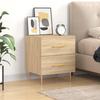 VidaXL Bedside Table Sonoma Oak 40x35x47.5 Cm Engineered Wood 827282