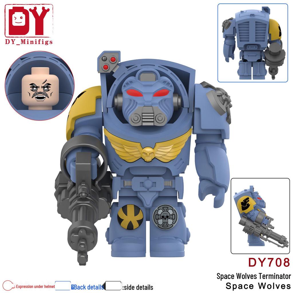 Dark Source Warhammer Терминатор Ультрамарин и Кровавые Ангелы Строительный Блок Минифигурка DY701-708