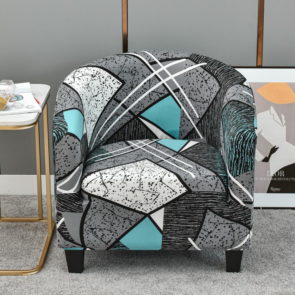 Эластичные чехлы на клубные стулья для кресел, эластичные чехлы для дивана, съемный чехол для дивана, барной стойки, гостиной, стойки регистрации