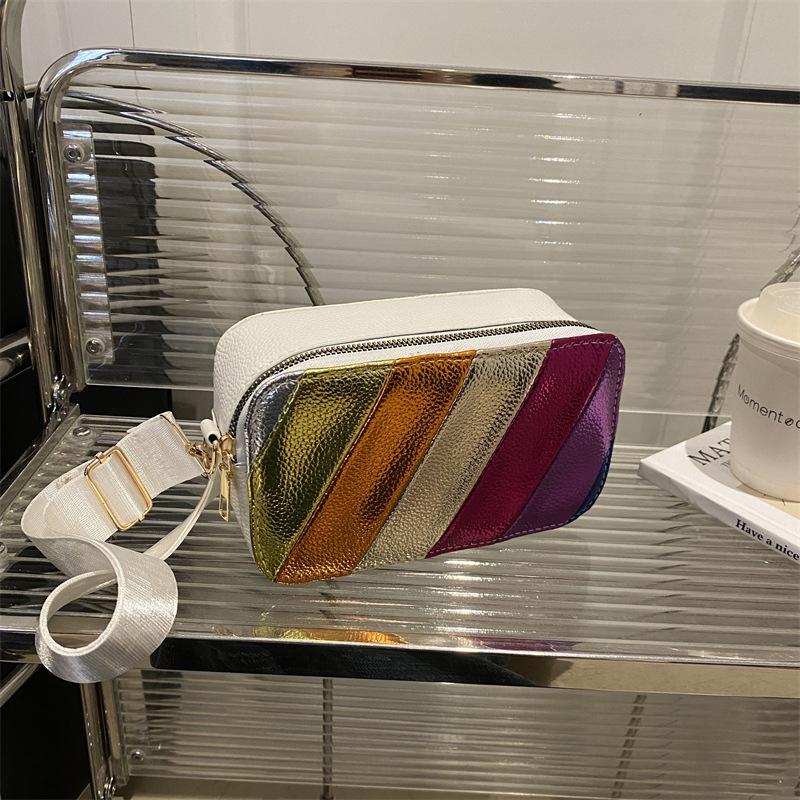 Пэчворк Женские Сумки Через Плечо Кроссбоди Модный Квадратный Дизайн Маленький Кошелек и Сумка Шоппинг Тренд Сумка CLE