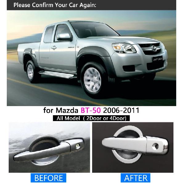 Для MAZDA BT-50 2006-2011 Хромированная Накладка на Ручку Комплект BT50 BT 50 2007 2008 2009 2010 Никогда Не Ржавеет Автомобильные Аксессуары Авто Стайлинг