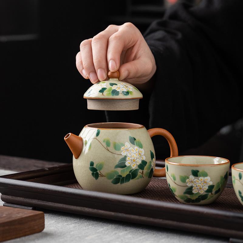 Фиолетовый глиняный чайник, знаменитый ручной работы, фильтр с шариковым отверстием, чайник Xishi, аутентичный китайский чайный сервиз, индивидуальные подарки