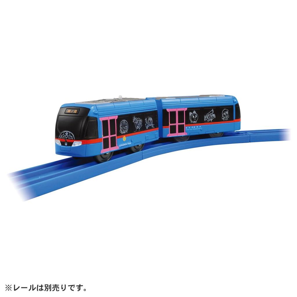Takara Tomy Plarail Doraemon Manyo Line Tram Train Toy S-46, Ages 3+