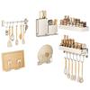 Cream Style Wall-Mounted Foldable Chopstick Holder