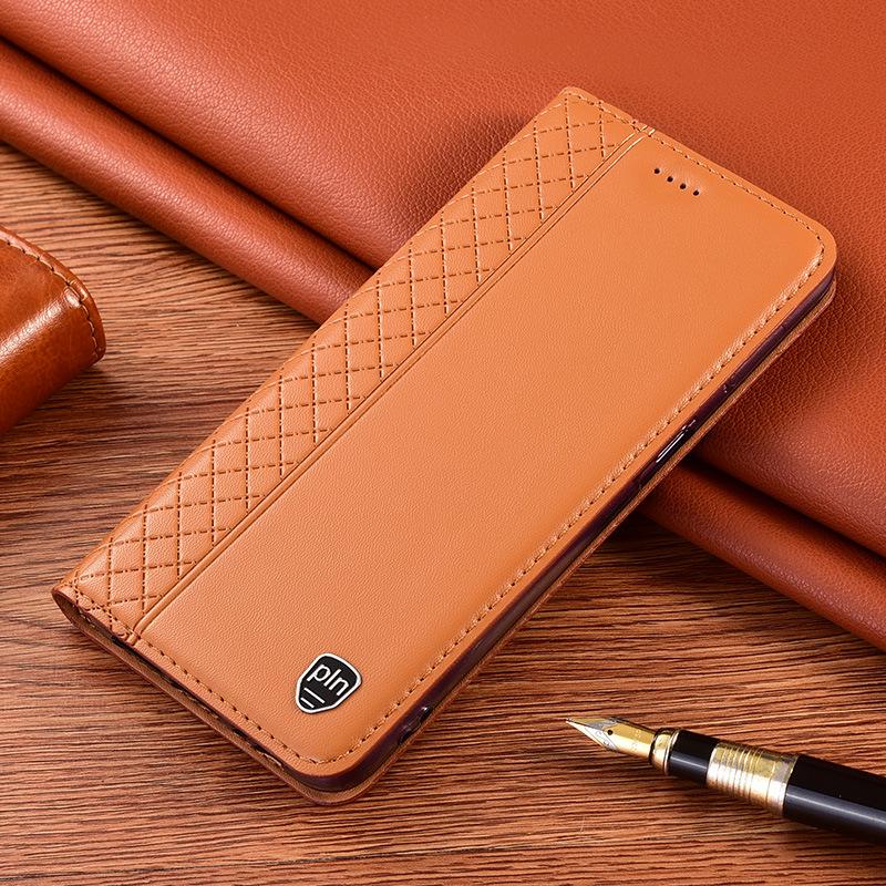 Чехол-книжка из натуральной кожи для Xiaomi Redmi Note14Pro+, Note12, Note11SE и Note10